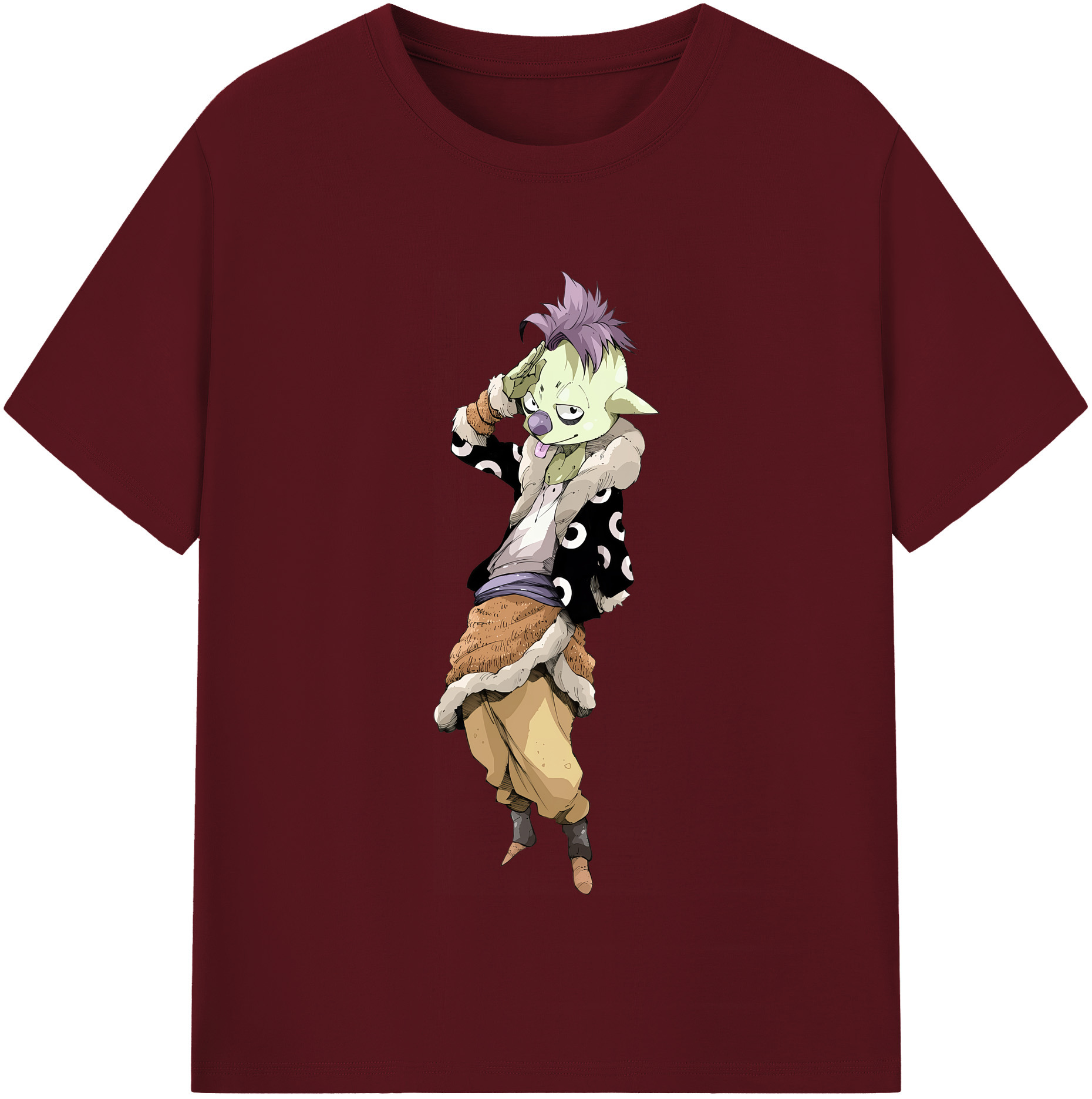 （画像用） 転スラ Regarding Reincarnated to Slime 綿100％半袖Tシャツ（フロントプリント）